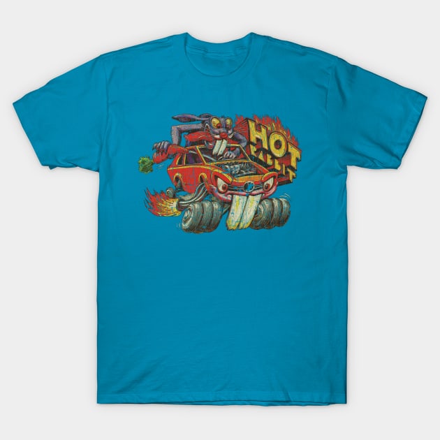 Weird Wheels Hot Rabbit 1980 T-Shirt by JCD666